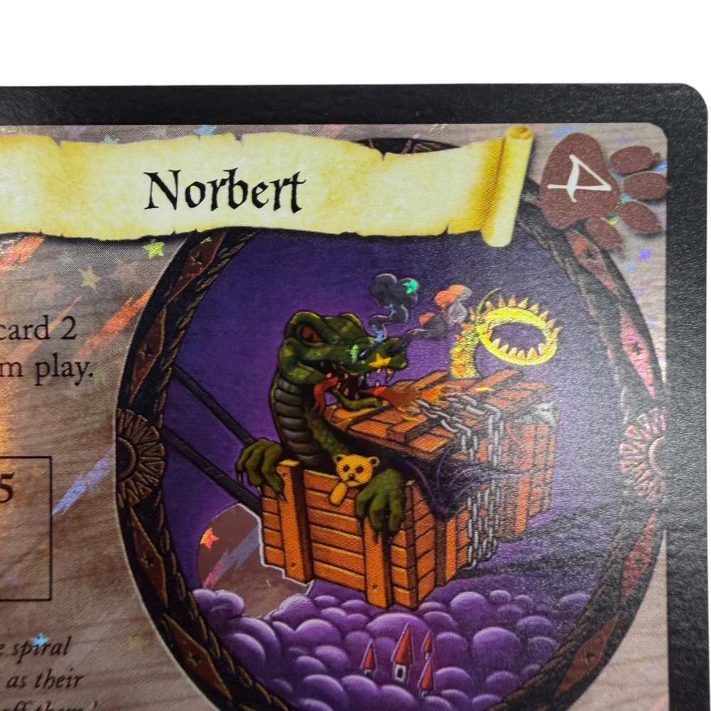 Harry Potter TCG Norbert 30/116 Holofoil Rare Base Set 2001 Wizards Excellent